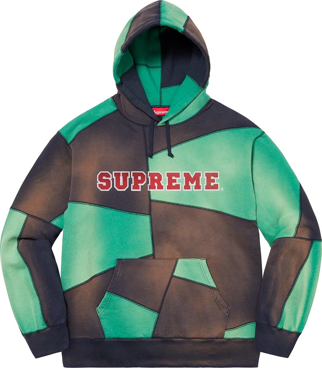Patchwork Hooded Sweatshirt view 2